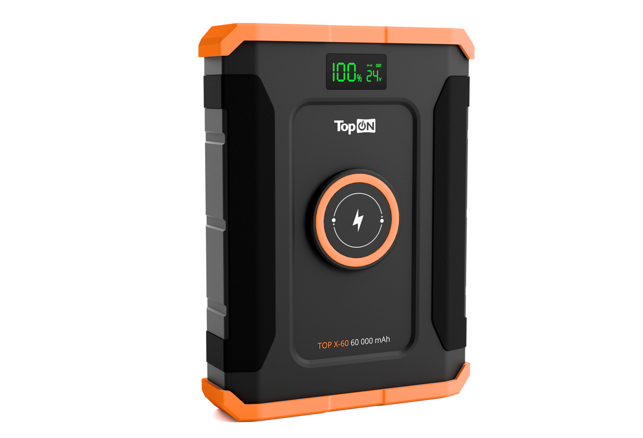 TopON TOP-X60 Внешний аккумулятор 60000mAh DC 90W, 2 Type-C PD 60W и ...
