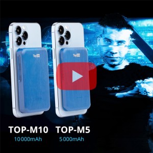 Видеообзор внешних аккумуляторов TOP-M5 и TOP-M10