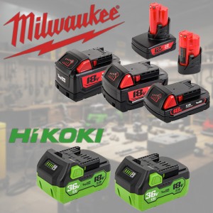 Новинки аккумуляторов TopON для электроинструментов Hikoki и Milwaukee