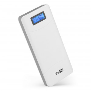 Внешний аккумулятор TopON TOP-T80 18000mAh QC3.0, QC2.0, Power Delivery. USB Type-C и 2 USB-порта. Белый