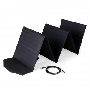 Солнечная панель TOP-SOLAR 100W 18V DC, 2 USB, влагозащищенная, складная на 5 секций