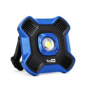 Аккумуляторный фонарь TopON TOP-MX1 LED 10 Вт 1100 лм 3.7 В 6.6 Ач 24.4 Втч Синий