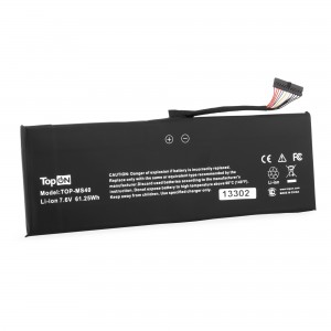 Аккумулятор для ноутбука MSI GS40, 6QE, GS43. 7.6V 8000mAh. PN: BTY-M47