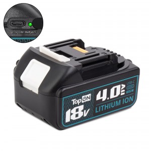 Аккумулятор для Makita BL1850B 18V 4.0Ah (Li-ion) с USB портом. PN: 197280-8