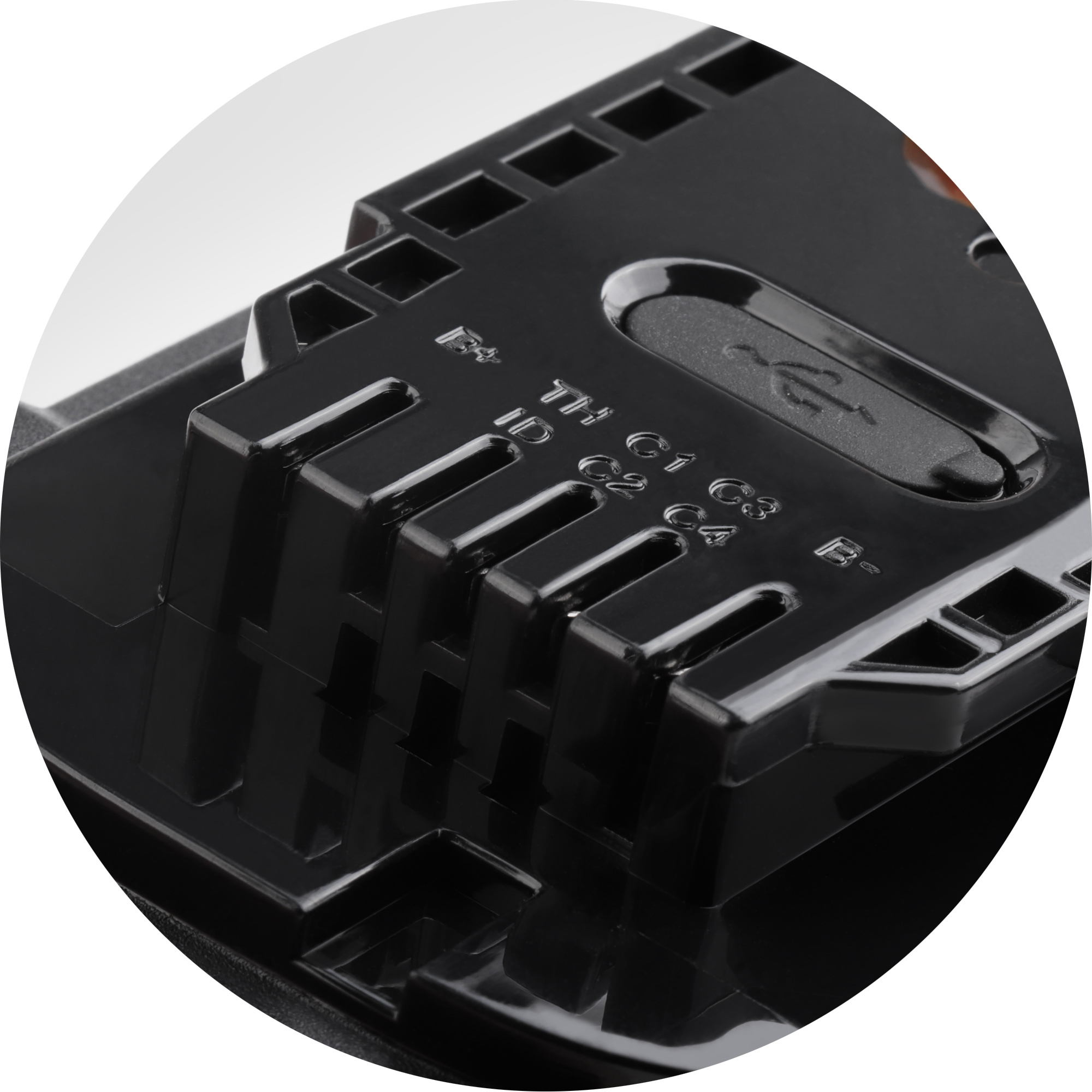 Аккумулятор для DeWalt 18V 6.0Ah (Li-ion) с USB портом. PN: DCB184