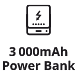 3000mAh PowerBank