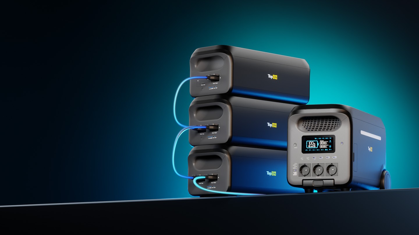 Портативная электростанция TopON TOP-H3000 3 кВт с встроенным байпасом и поддержкой TUYA